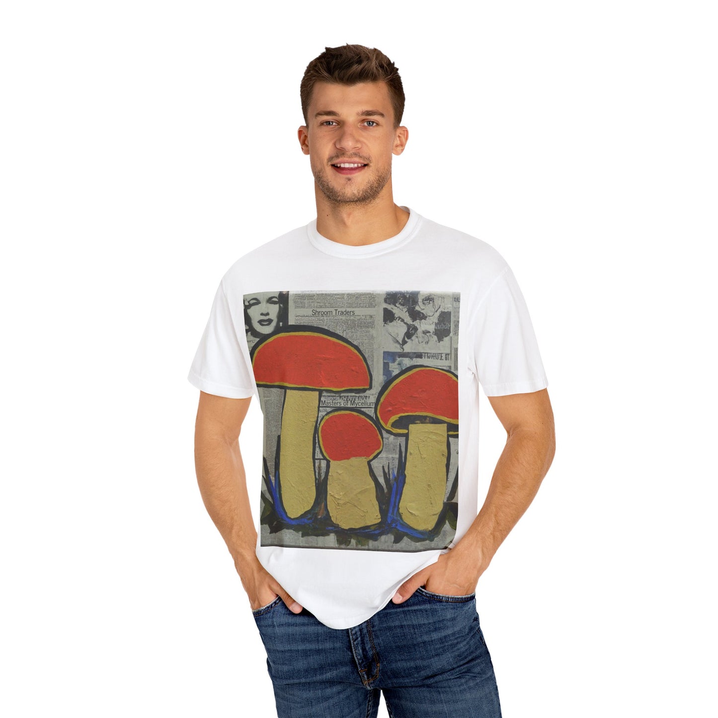 Shroom Traders "Retro" Unisex Garment-Dyed T-shirt