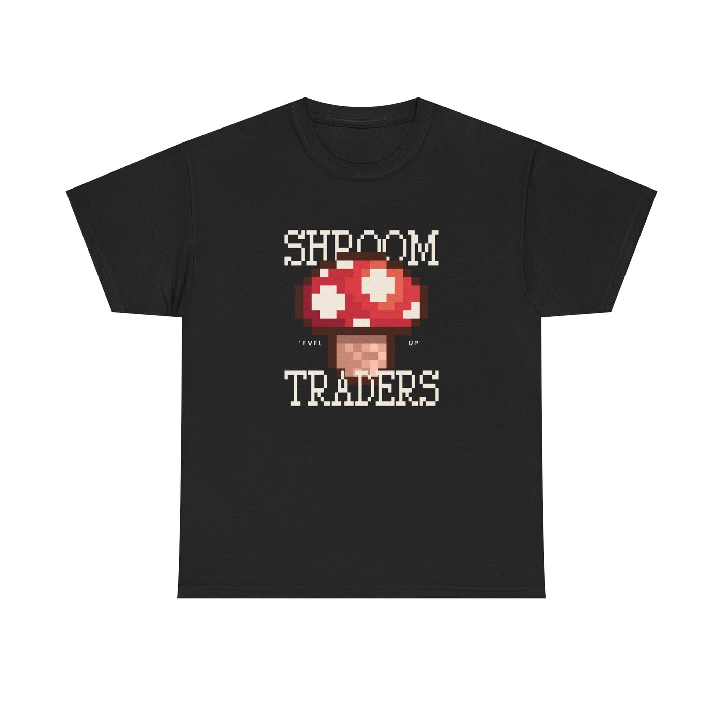 Shroom Traders "Level Up" Retro Unisex Heavy Cotton Tee