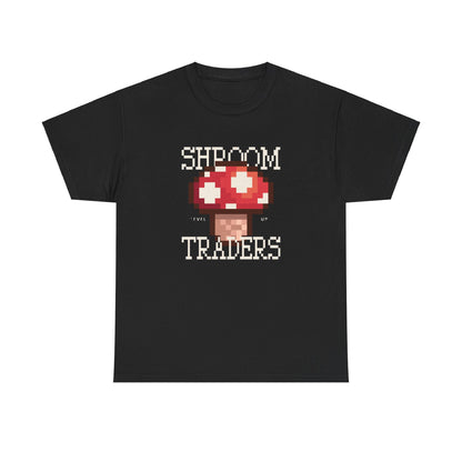 Shroom Traders "Level Up" Retro Unisex Heavy Cotton Tee