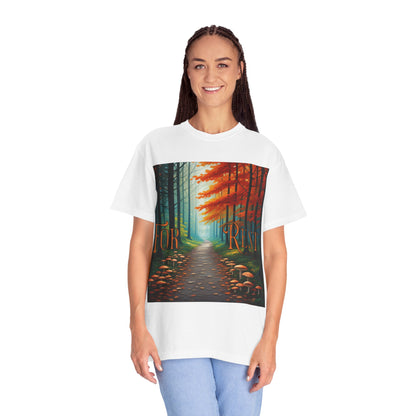 Shroom Traders Forest Path Unisex Garment-Dyed T-Shirt - "For Rest"