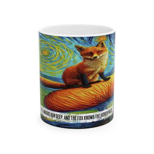 Shroom Traders "Whimsical Fox Ceramic" Mug - Perfect Gift for Nature Lovers