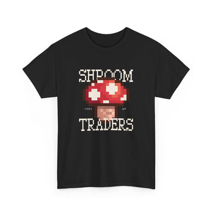 Shroom Traders "Level Up" Retro Unisex Heavy Cotton Tee