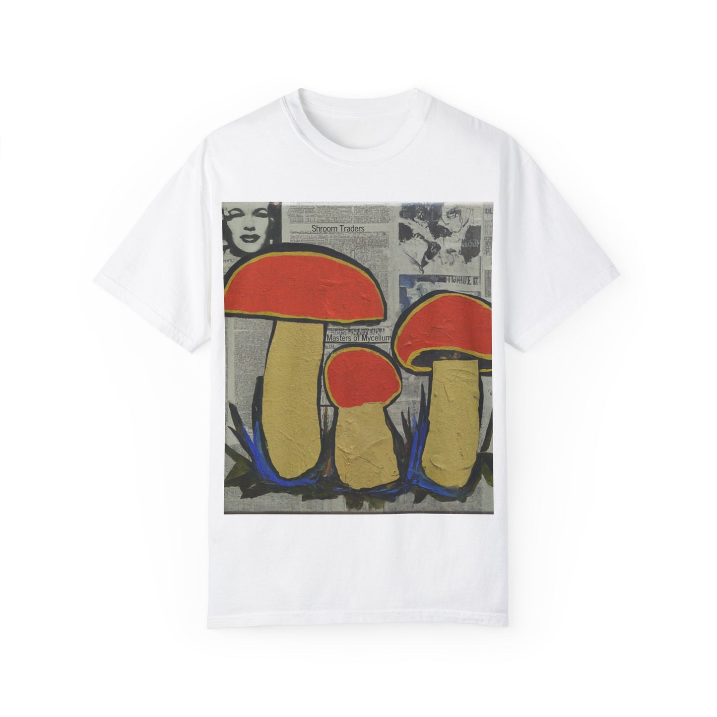 Shroom Traders "Retro" Unisex Garment-Dyed T-shirt