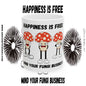 Funny Fungi Coffee Mug - "Happiness is Free, Mind Your Fungi Business" - Perfect Gift for Mushroom Lovers