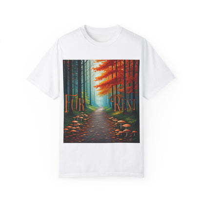 Shroom Traders Forest Path Unisex Garment-Dyed T-Shirt - "For Rest"