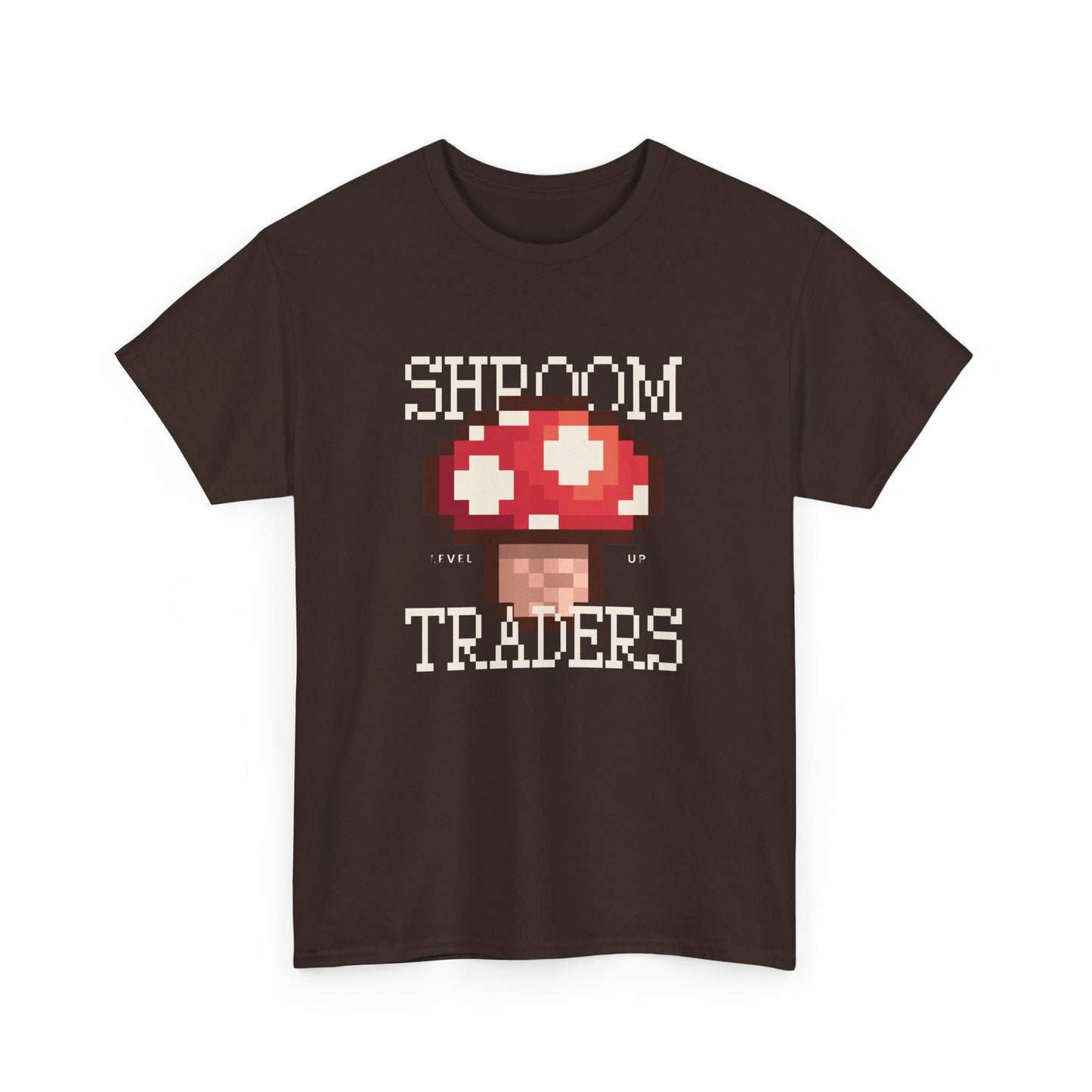 Shroom Traders "Level Up" Retro Unisex Heavy Cotton Tee