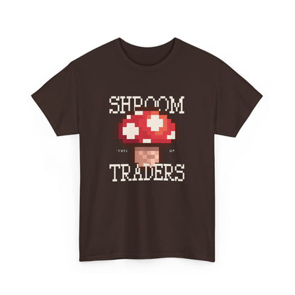 Shroom Traders "Level Up" Retro Unisex Heavy Cotton Tee