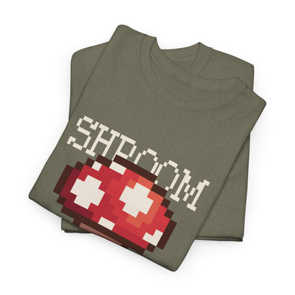 Shroom Traders "Level Up" Retro Unisex Heavy Cotton Tee