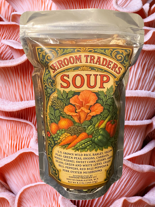 Shroom Traders Hearty Harvest Pink Oyster Mushroom Soup Mix