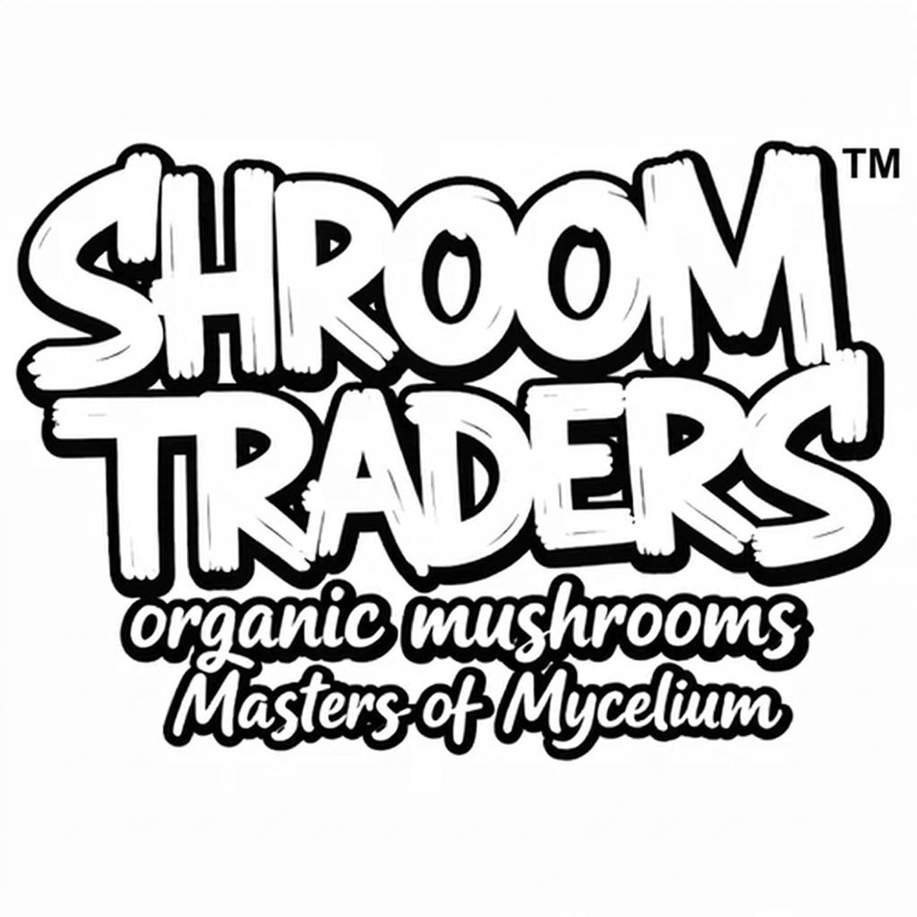 Shroom Traders logo with a small trademark symbol